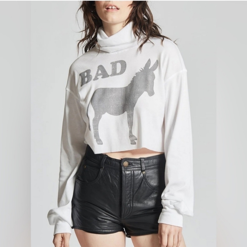 New Recycled Karma Bad Donkey Longsleeve Turtleneck
